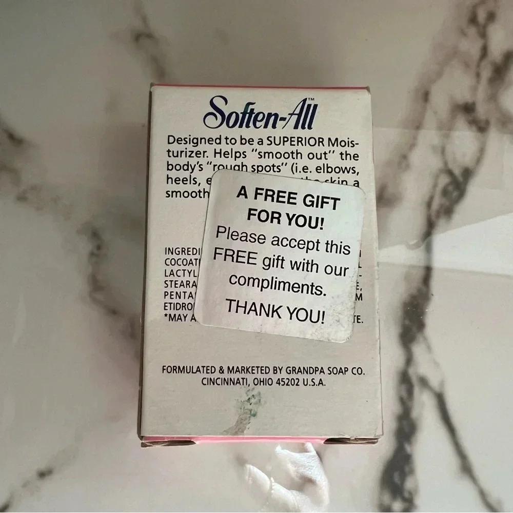 New Grandma’s Old Fashioned Moisturizing Bar Soften All Soap w/ Petroleum Jelly